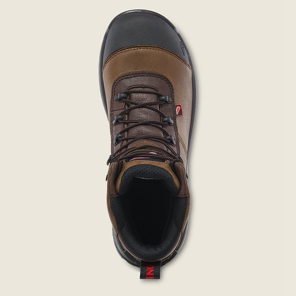 Red Wing Iş Botu Erkek - Crv™ - 6-Inch Soft Toe - Kahverengi/Siyah - 38MIHGPFR